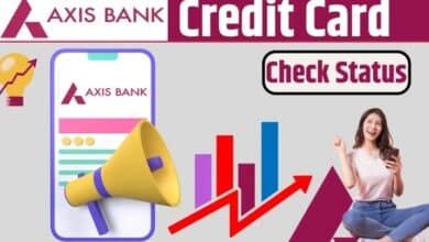 axis bank credit card status check